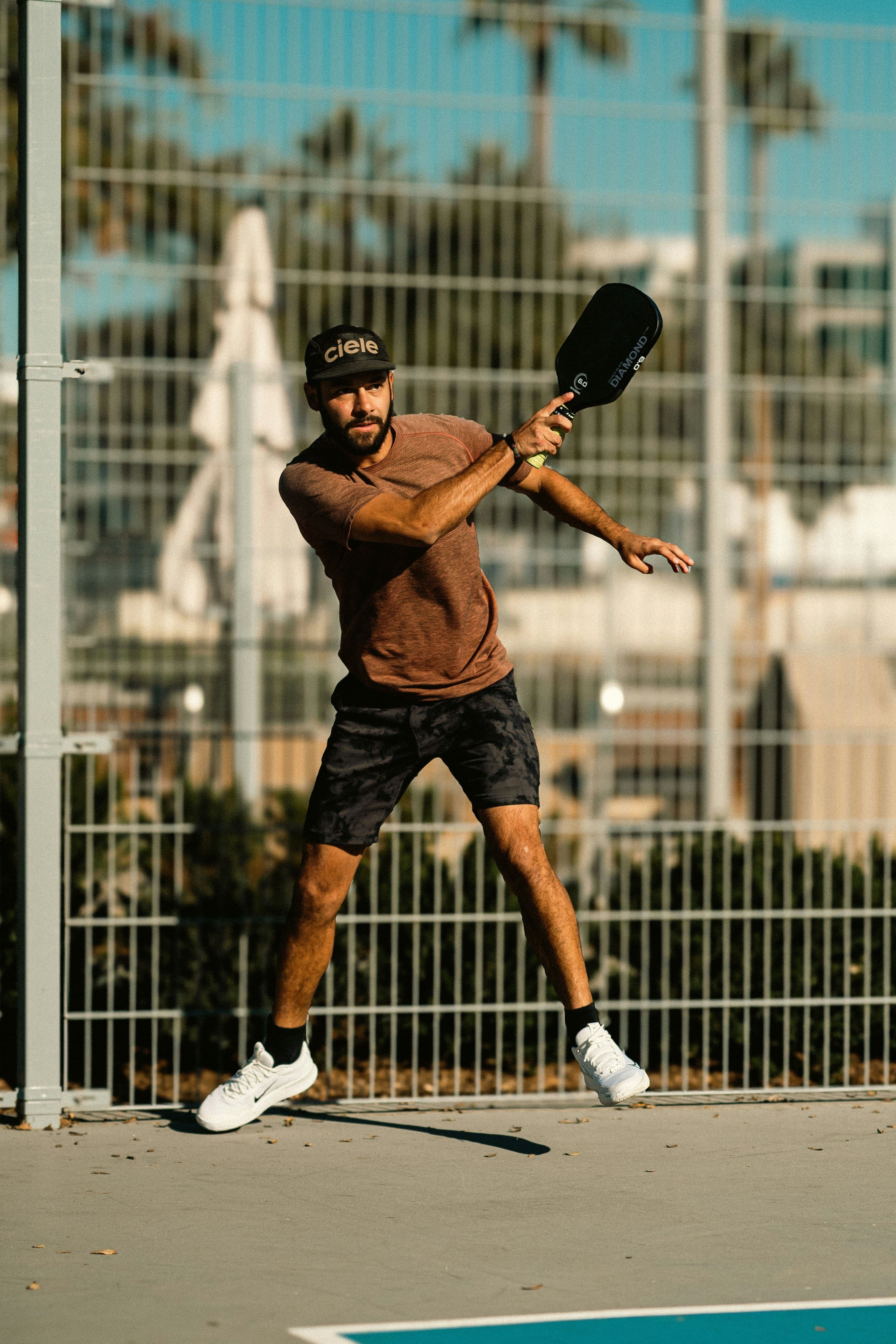 Players competing during a Wānaka Pickleball League match